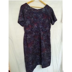 Vintage 50's Utah Tailoring Mills dress, L/XL GUC